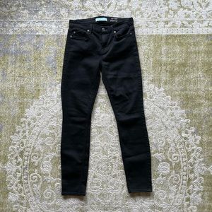 7 for all mankind. Black Skinny Jeans. Sz 25